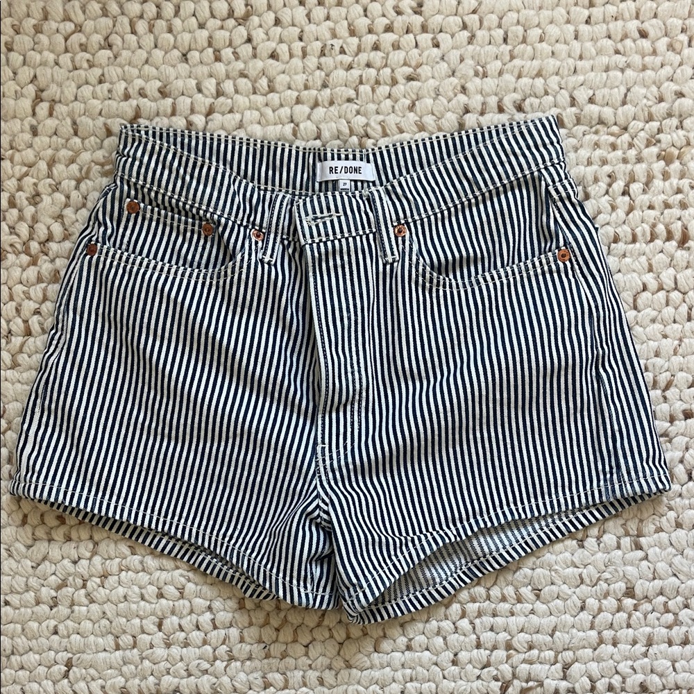 Re/done denim shorts
